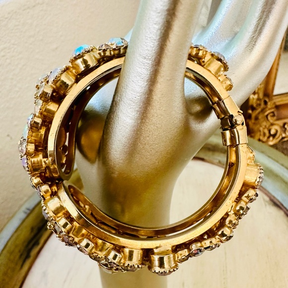 🔥 Vintage Juliana Aurora Borealis Rhinestone Bracelet - Picture 7 of 17